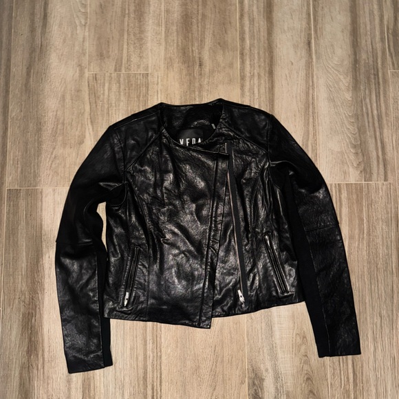 Black Faux Leather Jacket